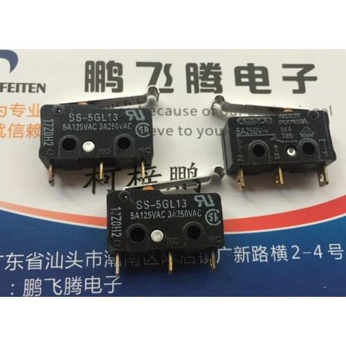 1PCS Japan Omron SS-5GL13 water heater with stroke limit position micro switch with handle R type curved handle