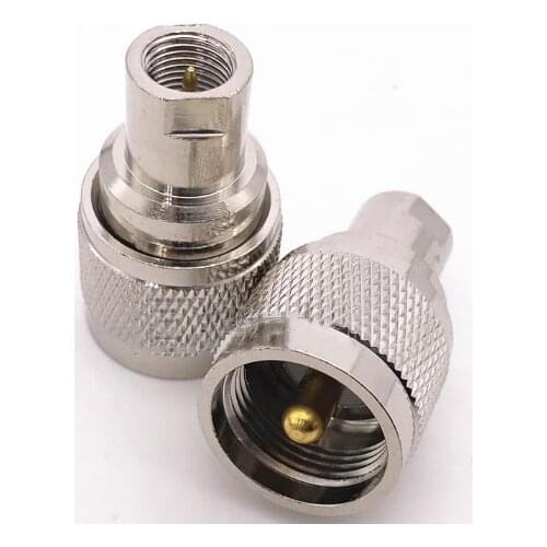 10pcs FME Male Plug to PL-259 PL259 UHF Male Plug Straight Coax RF Coaxial Adapter Connector