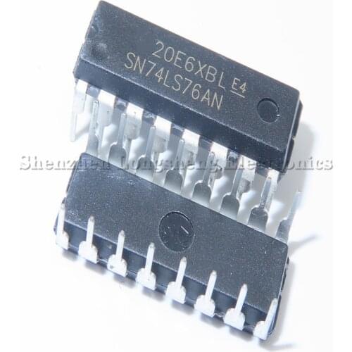 10PCS/LOT NEW SN74LS76AN SN74HC76N 74HC76 M74HC76 DIP-16 Logic Trigger Setup (Preset) and Reset