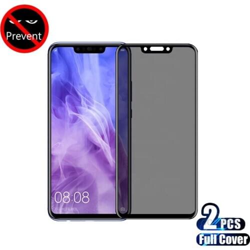 2pcs/lot Protective Anti Spy Tempered Glass For Huawei Nova 5ipro/5pro/5/5i/5t/5z Privacy Screen Protector For Nova 4/4e/3/3i/3e