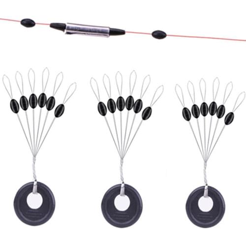 6 in1 Set High Quality Rubber Space Beans Spinner Bait Fish Sport Tool For Sea Carp Fly Fishing Space Bean Accessories