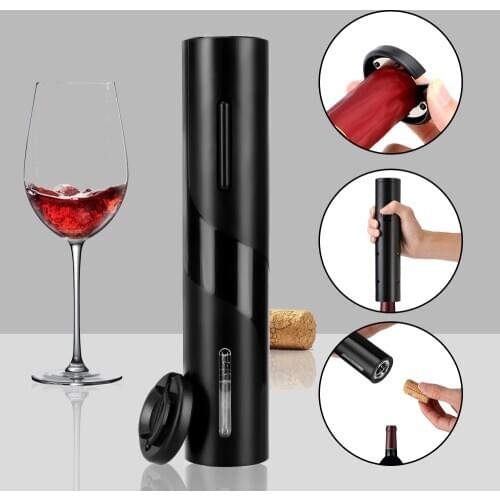 Automatic Corkscrew Jar Opener for Red Wine Foil Cutter Set Bar Tools Kitchen Tool Electric Wine Bottle Opener