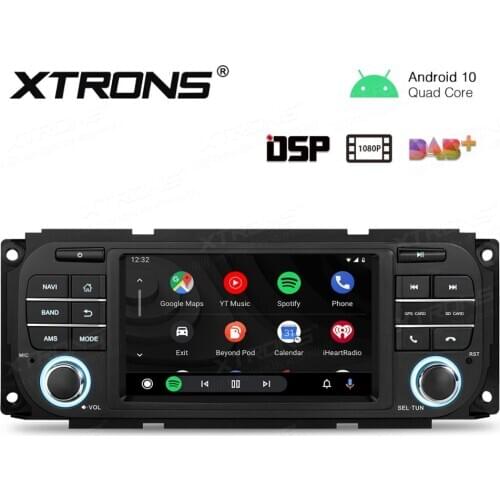 5" Android 10.0 Q OS Car Multimedia GPS Radio for Jeep Liberty 2002-2007 Jeep Wrangler 2003-2006 Jeep Grand Cherokee 1999-2004