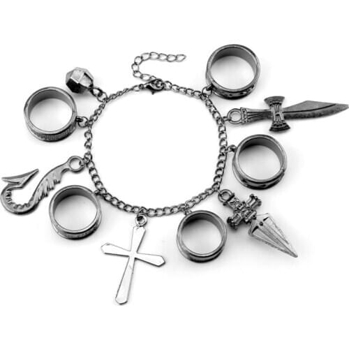 Fashion Cartoon Anime Hunter X Hunter Charm Bracelet High Quality Kurapika Chain Bracelets Bangles For Men Women Gifts Cosplay