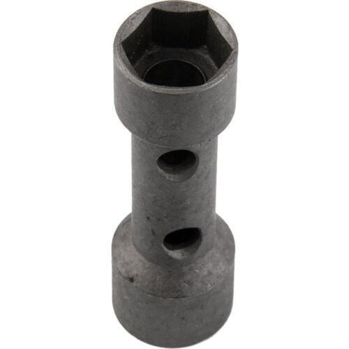 Hot Double End Tool Socket Hexagonal Key Box Spark Plug Repair 19mm 21mm Gray