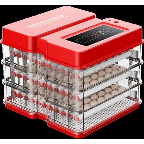 Chicken Incubator Water Bed Incubator Breeding Hatching Small And Medium Intelligent Incubator Duck Seedling Incubator Red