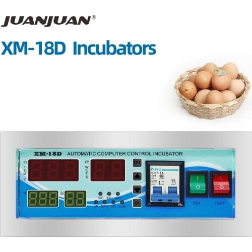 Incubator Automatic computer control XM-18D Poultry incubator Controller Temperature Humidity Incubator Egg Hatcher system30%off