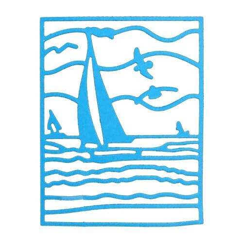 Julyarts Sailing Boat Scrapbooking Nouveautes Tools Stencils DIY Scrapbooking Decorative Cutting Machine