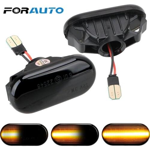 LEEPEE A Pair LED Car Dynamic Side Marker Turn Signal Lamp Blinker Light For Nissan Qashqai Navara Micra 350Z Note Pathfinder