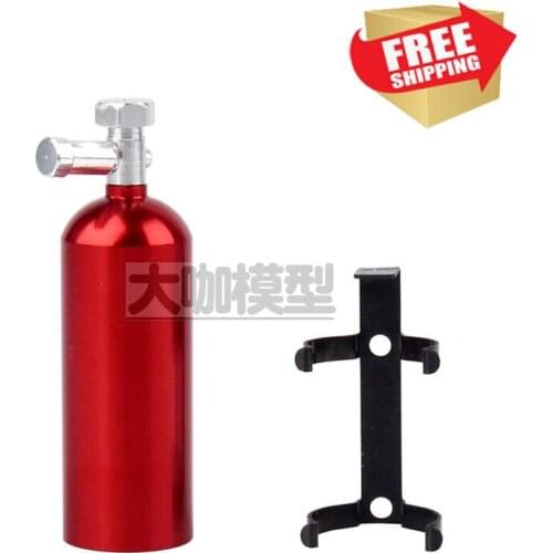 Radio control RC 1/10 metal fire extinguisher ornament for AXIAL SCX10 90046 D90 trax TRX-4 upgrade parts