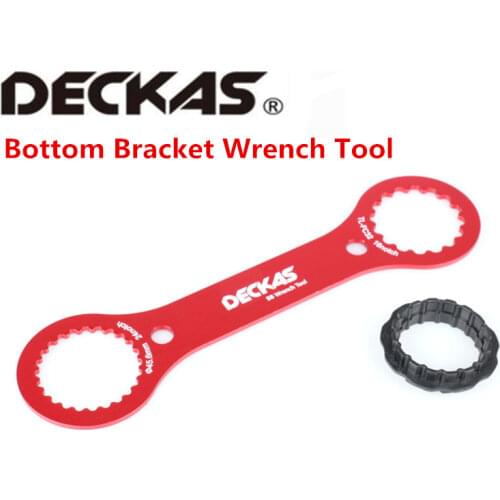 DECKAS Multifunctional BB Wrench Tool DW-018 249*64*3mm Red DUB/TL-FC32 Adaptor Of TL-FC25/TL-FC24 BB Bottom Bracket Repair Tool