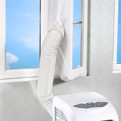 Universal 4m Air Lock Window Closure Cloth Plate Hot Air Stop Air Conditioner Outlet Window Seal Kit For Mobile Air Conditioner