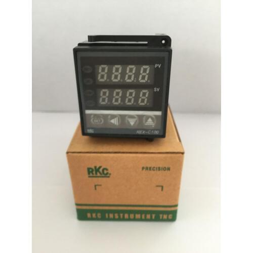 New Dual Digital PID Temperature Controller RKC REX-C100 48*48 k type Relay output