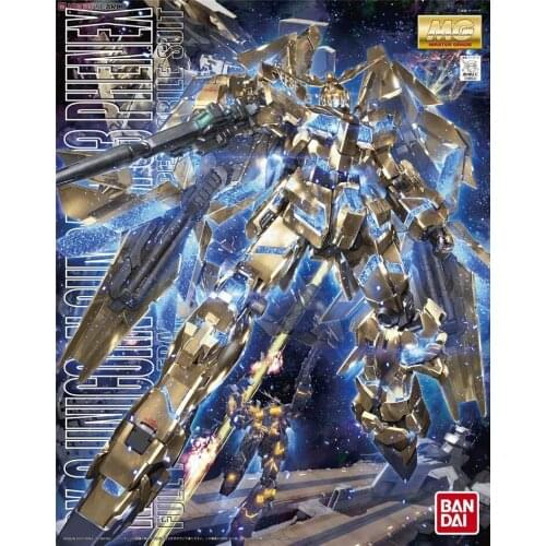 Original Gundam MG 1/100 Unicorn 03 Phenex Fenix Mobile Suit Assemble Model Kits Action Figures Assemble Model
