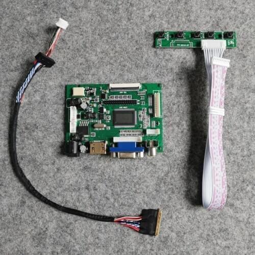 1280*800 LCD display controller drive board 40-Pin LVDS VGA+AV laptops WLED 60Hz DIY kit For B101EW04/BP101WX1 screen panel