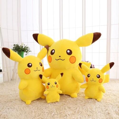 Pokemon Pikachu Stuffed Dolls 20/35/45cm Cute Pikachu Plush Doll Toys Children Kids Toys Birthday Gift