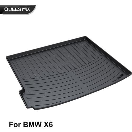 QUEES Custom Fit Cargo Liner Boot Tray Trunk Floor Mat for BMW X6 E71 2008 2009 2010 2011 2012 2013 2014