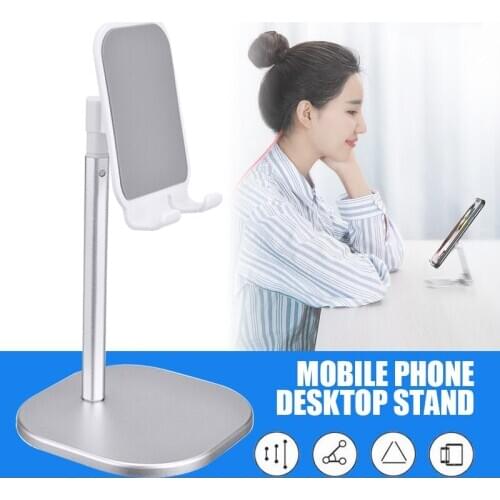 Mayitr 1pc Adjustable Phone Tablet Telescopic Desktop Stand Holder For i-Phone Sam-sung H-uawei Oneplus Mobile Phone
