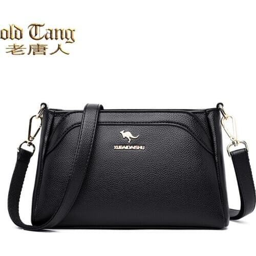 OLD TANG Fashion Shoulder Messenger Bags For Women 2020 Soft Leather Designer High Quality Crossbody Bags Sac a Main Bolsa