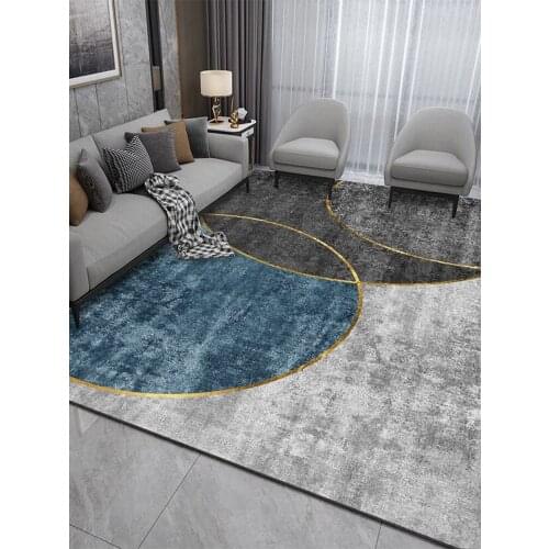 Light luxury carpet living room sofa coffee table blanket simple Nordic bedroom floor mat