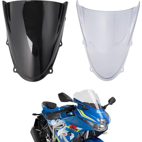 For Suzuki GSXR125 GSXR 150 2017 2018 2019 Windshield Windscreen Protector Touring Racing Flyscreen Double Bubble Wind Deflector