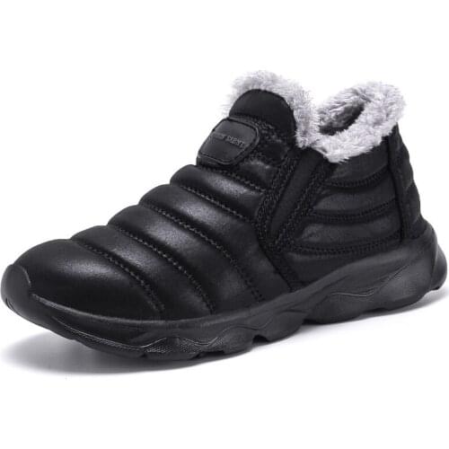Unisex Snow Boots men Winter Warm Plush Ankle Boots Fashion Waterproof Boots men Quality Winter Casual Sneakers boots shoes