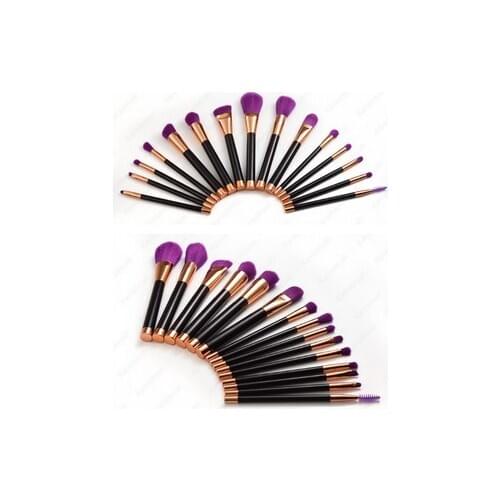20sets 15pcs/set Makeup Brushes Set Rose Gold Powder Foundation Blusher Eyeshadow Lip Make Up Brushes fashion