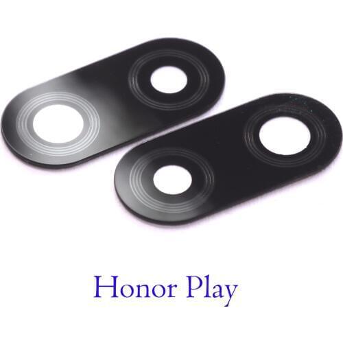 50pcs/lot New original Rear camera glass lens for Huawei Honor Play