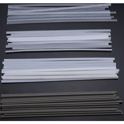50pcs Non-toxic Plastic Welding Rods 200mm Length ABS/PP/PVC/PE Welding Sticks 2.5mm*200mm For Plastic Welder