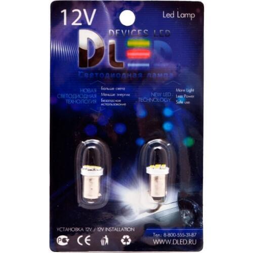 DLED LED T4W Bulbs (BA9s)