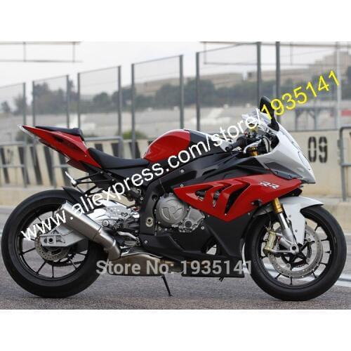 For BMW S1000RR 2010-2014 S 1000RR 10-14 S1000 RR Red Black Gray ABS Sportbike Body Fairing Kit (Injection molding)