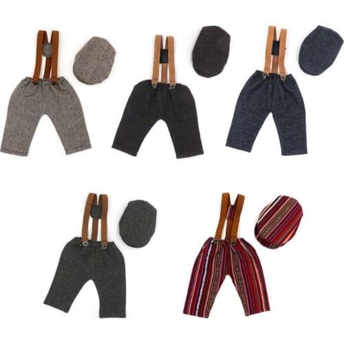 J60B Newborn Hat Pants Clothing Set Photo Shooting Costume Outfit Photography Props