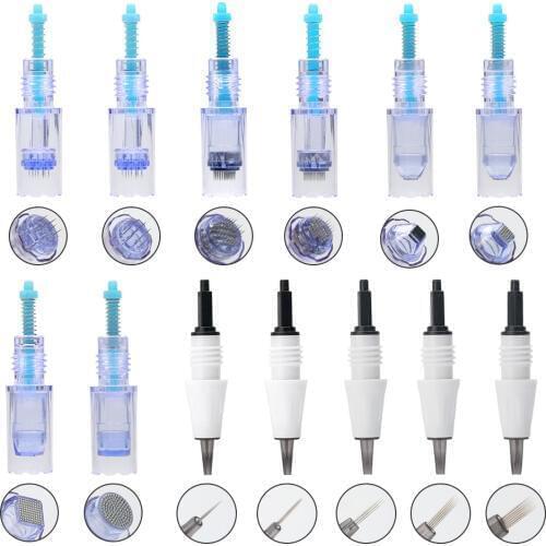 Artmex Cartridge Needles Screw 9 /12 / 36 Pin/Round Nano Replacement Derma Micro Needle for MYM A3 Artmex V3 V6 V8 V9 Machine