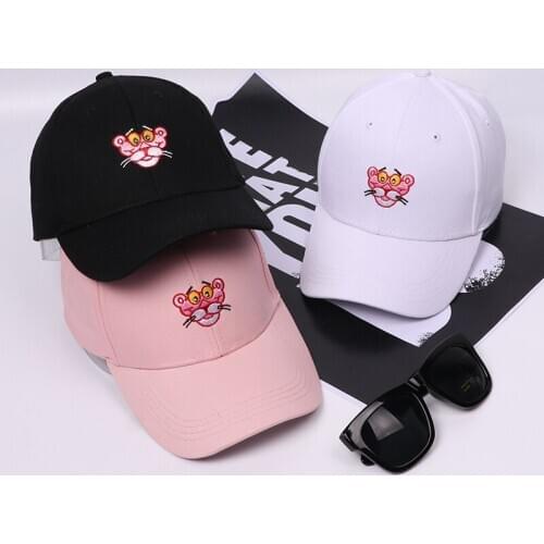 New Fashion Pink Panther Baseball Cap Snapback Hat Cap For Men Women Dad Hat Hip Hop Hat Bone Adjustable Casquette