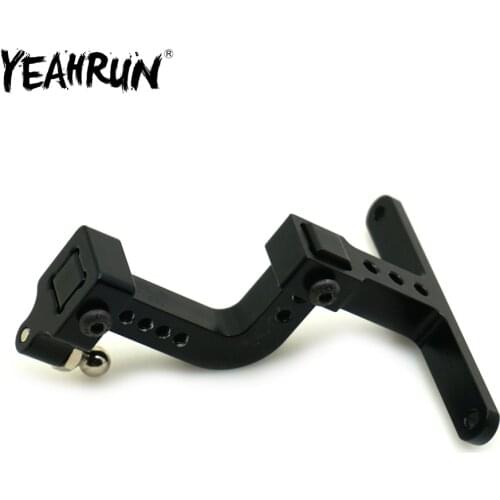 YEAHRUN CNC Metal Aluminum Adjustable Tow Trailer Hitch for Axial SCX10 1/10 RC Crawler Car Truck Upgrade Parts Accessories
