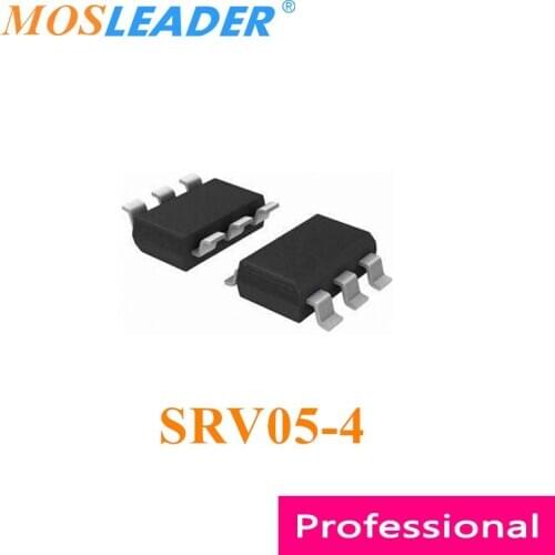 Mosleader SRV05-4 SOT23-6 1000PCS 3000PCS SRV05-4.TCT SRV05 5V unidirectional polar ESD SRV05 Made in China High quality