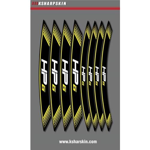 Motorcycle sticker stripe personality wheel stickers creative reflective decorative tires for HP6