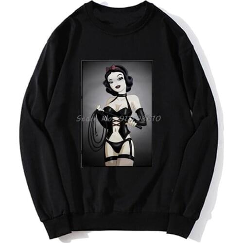 Evil Princess Swag hoodies Bdsm Dominatrix Mistress Men Spring Autumn Sweater Streetwear Harajuku