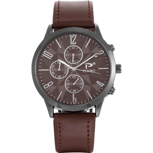 PINBO Mens Quartz Watch