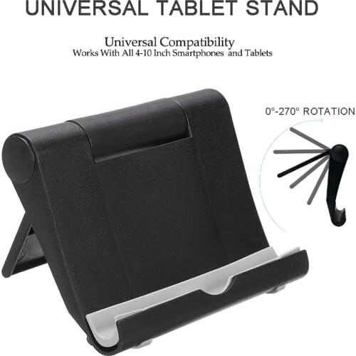 Tablet Phone Stand Holder For iPad Kindle Tablet Stand Adjustable Mobile Phone Holder Foldable Desk Phone Holders For Samsung