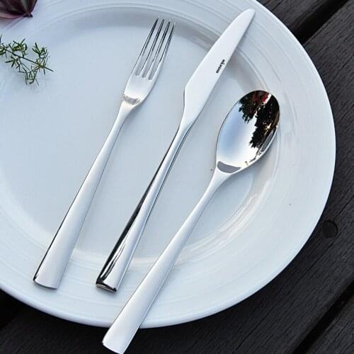Steak Cutlery 304 Stainless Steel Soup Spoon Fruit Fork Full Series Simple Design