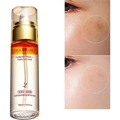 Hyaluronic Acid Face Serum Cordyceps Essence Anti Aging Remove Freckle Spots Moisturiz Brighten Whiten Toner Refreshing Skincare