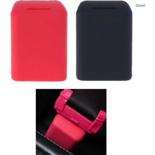 Universal Silicone Car Seat Belt Buckle Covers Clip Anti-Scratch Cover