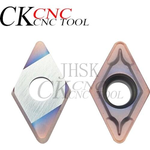 10pcs DCMT070208 VP15TF carbide inserts Internal Turning tool DCMT 070208 tools metal cutter Lathe Tools CNC tool