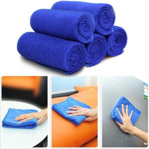 5/10PCS/Set Microfiber Car Cleaning Towels Household Cleaning Small Towel Windshield Cloth Automobile Washing Glass Cloth