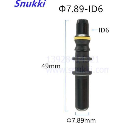 7.89mm ID6 end piece universal general Fuel line quick connector male connector for pipe with 6mm inner diameter 5pcs a lot