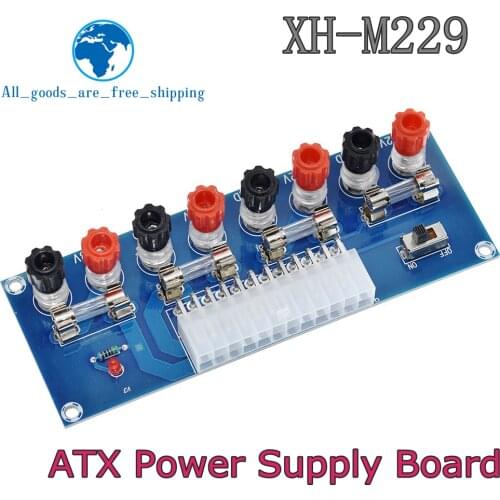 XH-M229 Desktop PC Chassis Power ATX Transfer to Adapter Board Power Supply Circuit Outlet Module 24Pin Output Terminal 24 pins