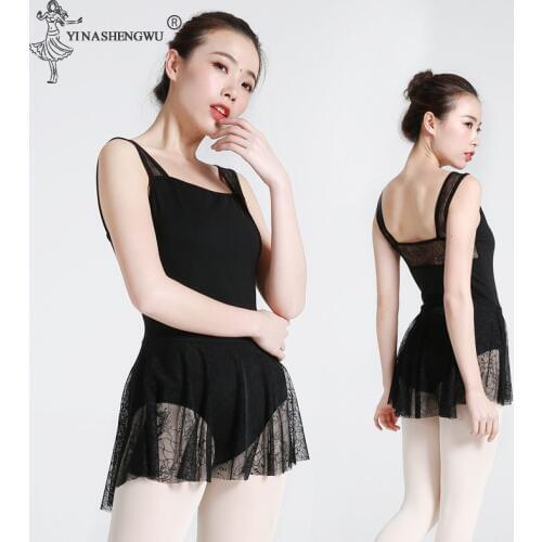 Adult Ballet Leotard Women Ladies Sexy Spandex Dance Leotards Blue Green Black Lace Dress Leotard Dancewear Ballerina Clothes