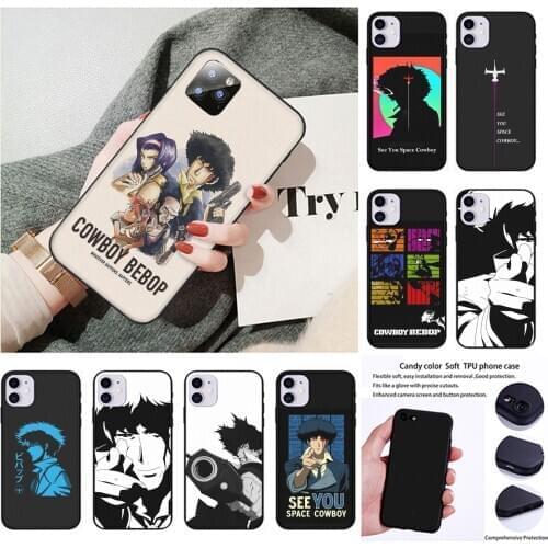 Brand Anime Cowboy Bebop See You Space Cellphone Case For Iphone 7 8 Plus X Xs Max Xr 11 12 Mini Pro Max