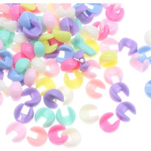 CHONGAI 100Pcs Mixed Candy Color Acrylic Beaded DIY Accessories Beads For Jewelry Bracelets Making 10mm